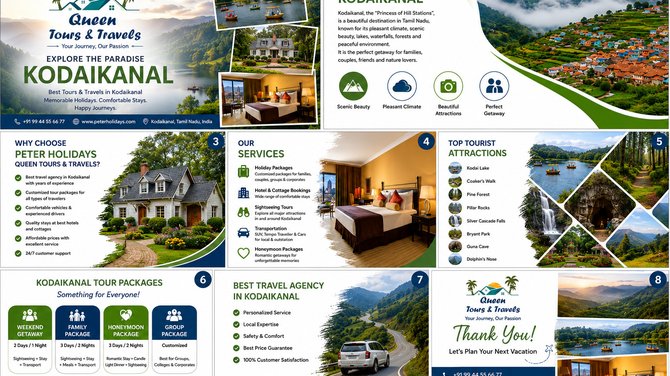 Discover Kodaikanal with the Best Travel Agency | Peter Holidays Queen Tours and Travels - Image 2