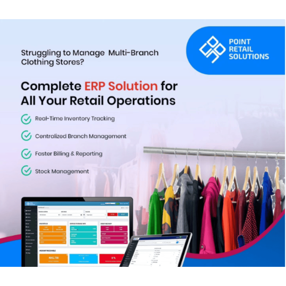 Best Apparel ERP Software | Point Retail Solution - Image 1