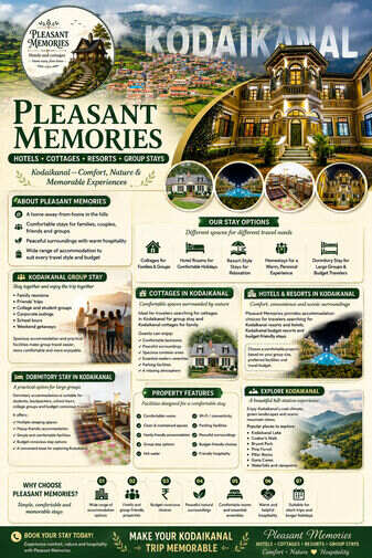 Best Budget Hotels in Kodaikanal | Pleasant Memories - Image 3