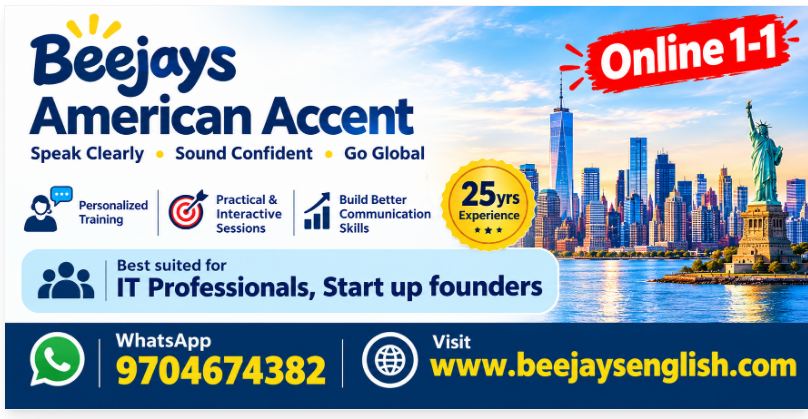 Beejay s American Accent MasterClass for AI Startup Founders