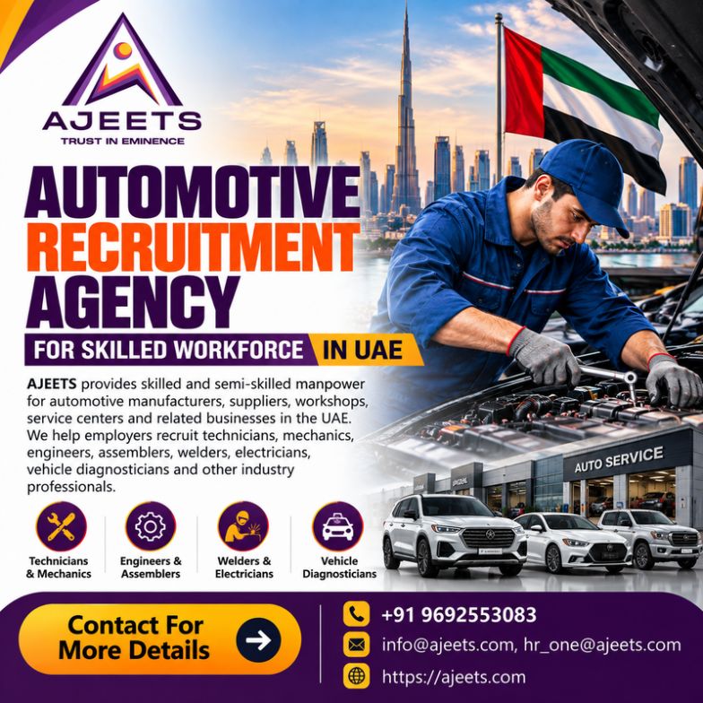 Automotive Recruitment Agency for Skilled Workforce in UAE - Image 1