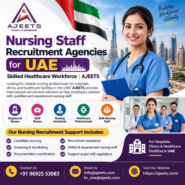 Nursing Staff Recruitment Agencies in UAE – Skilled Healthcare Workforce | AJEETS - Best Price on kukooo