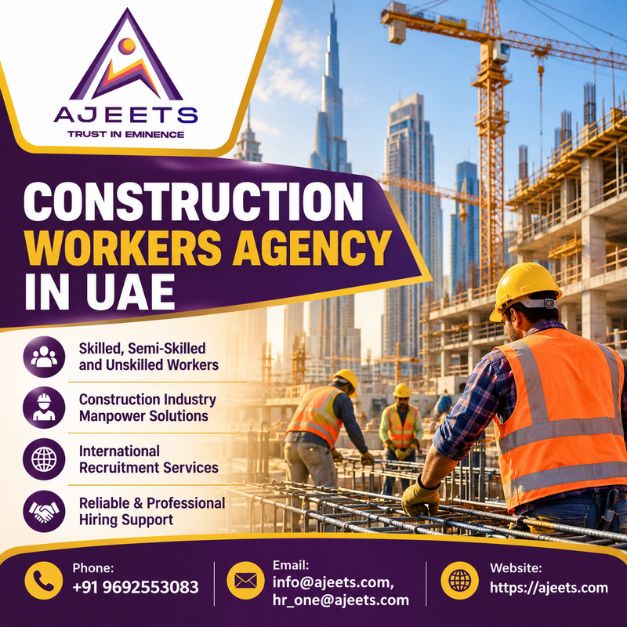 Construction Workers Agency in UAE – AJEETS - Best Price on kukooo