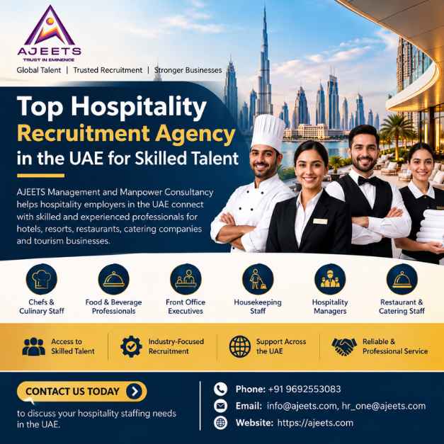 Top Hospitality Recruitment Agency in the UAE for Skilled Talent - Best Price on kukooo