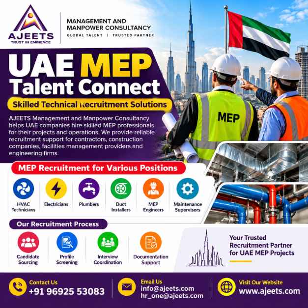 UAE MEP Talent Connect – Skilled Technical Recruitment Solutions - Best Price on kukooo