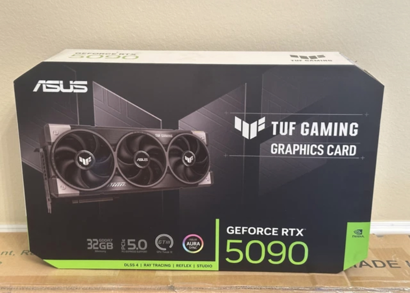 ASUS TUF Gaming GeForce RTX 5090 32GB GDDR7 Gaming Graphics Card New / Sealed. - Image 1