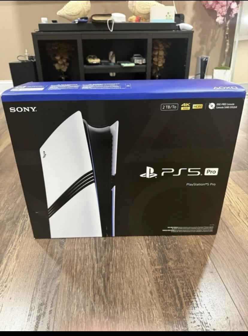 Factory Sealed PlayStation 5 Pro – Digital Edition (2TB SSD)